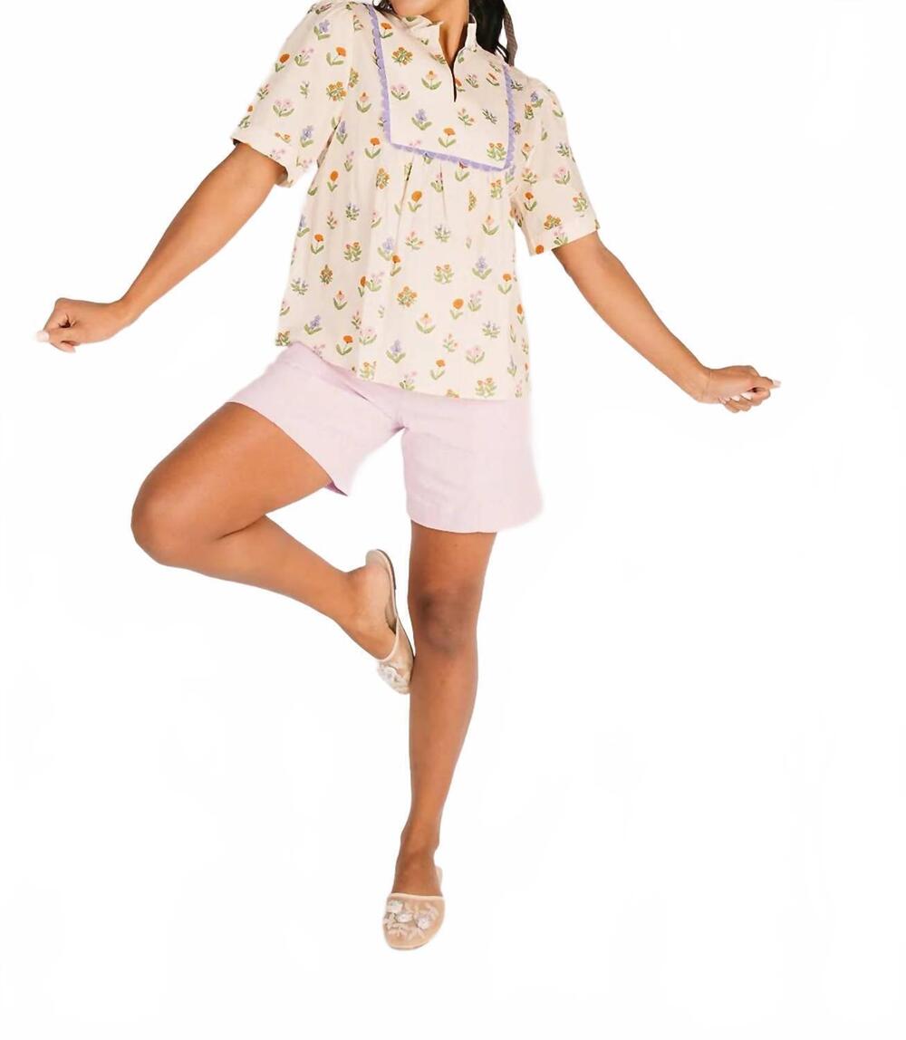 NEW JODIFL sunday garden top in cream